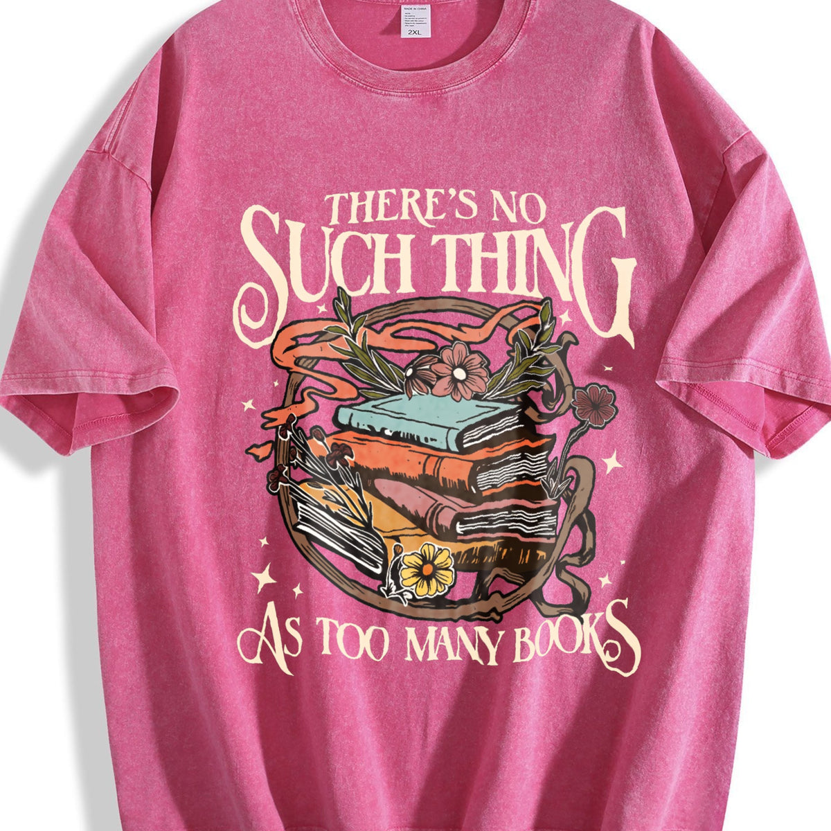 Book Letter Such Thing Vintage Washed T-Shirt product image 7