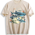 Marine Biology Ocean Sharks Illustration Boxy - - - Sea product image 1