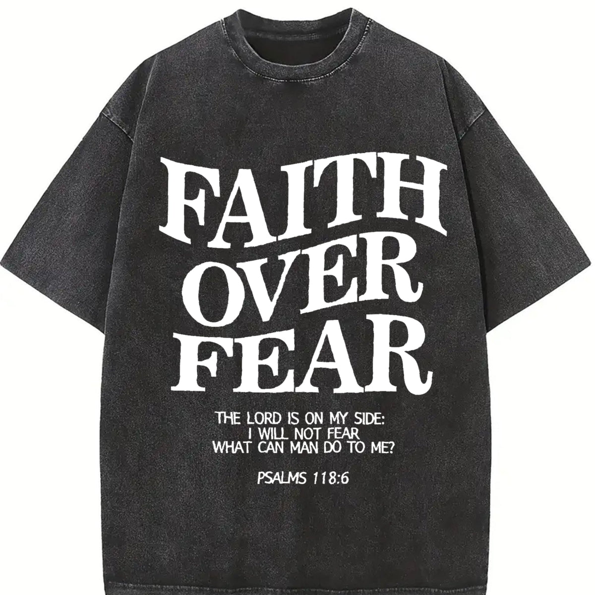Faith Over Fear Inspirational Bible Verse Psalm 27:1 product image 2