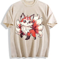 Summer A Red And White Nine-tailed Fox Vintage Washed product image 1