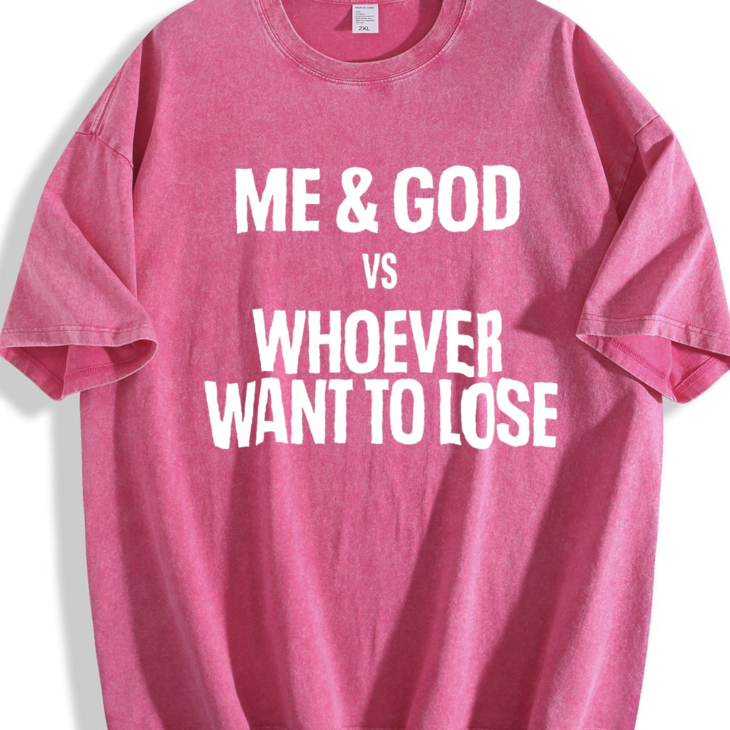 Black With Me And God Vs Whoever Wants To Lose Vintage product image 7