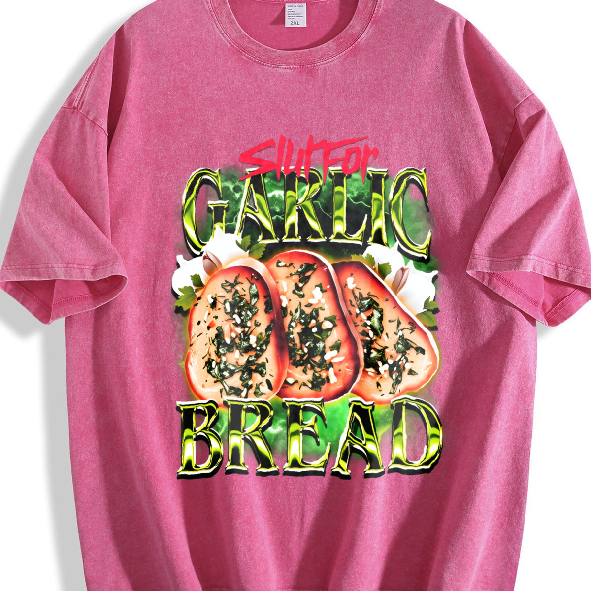 Garlic Bread Vintage Washed T-Shirt product image 7