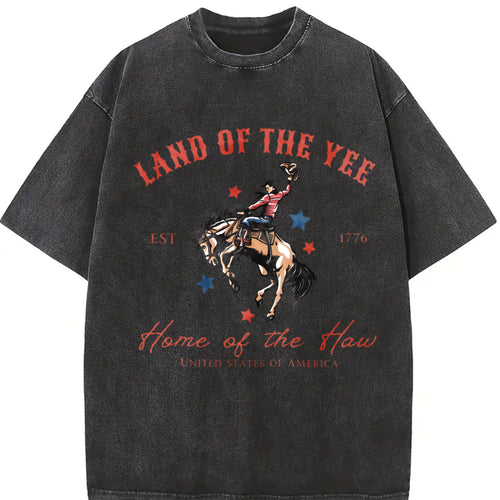 4th Of July USA Fourth Of Yee Haw Cowboy Western Vintage product image 2