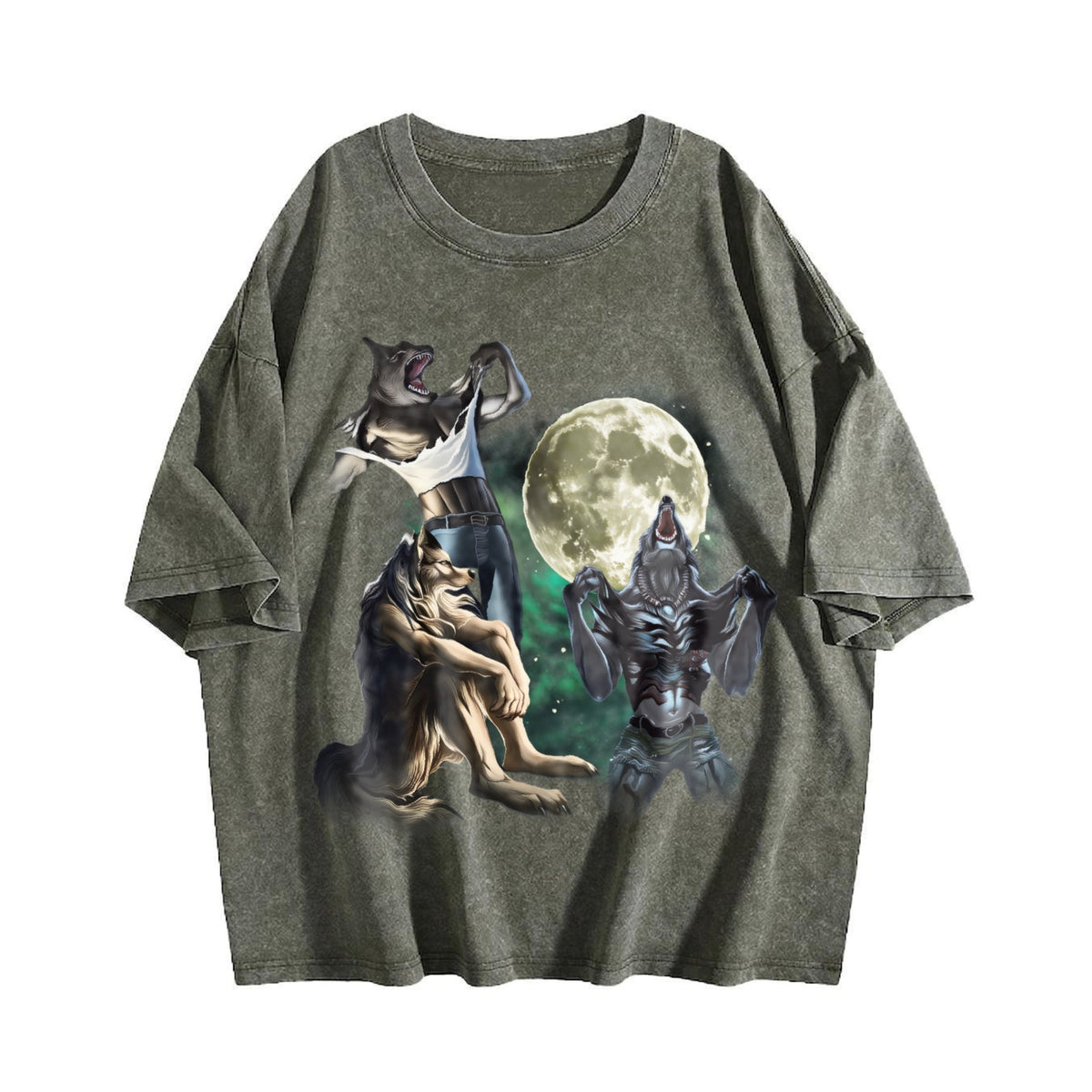 Alpha Wolf 90s Vintage Washed T-Shirt product image 4