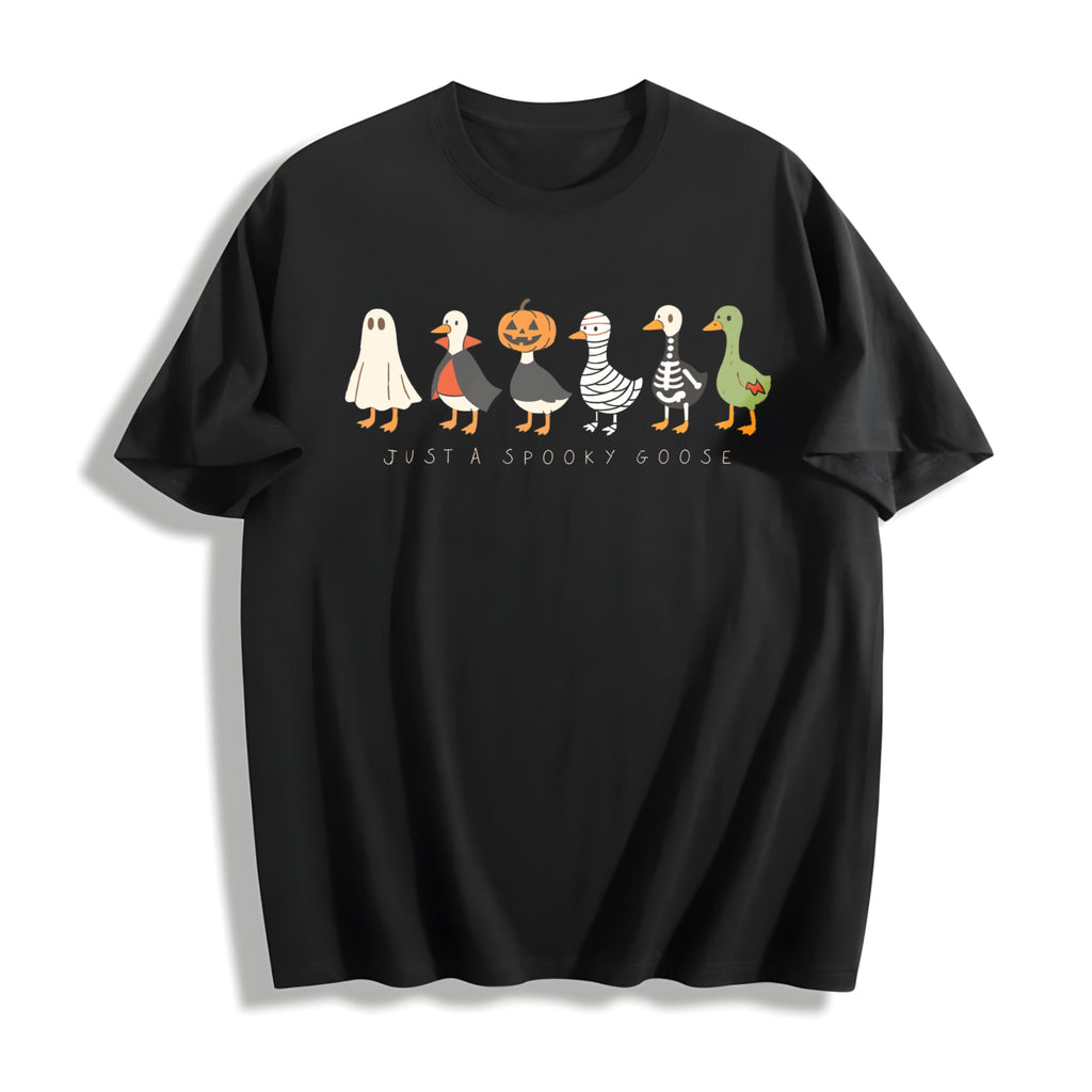Halloween Goose Cotton T-Shirt product image 1