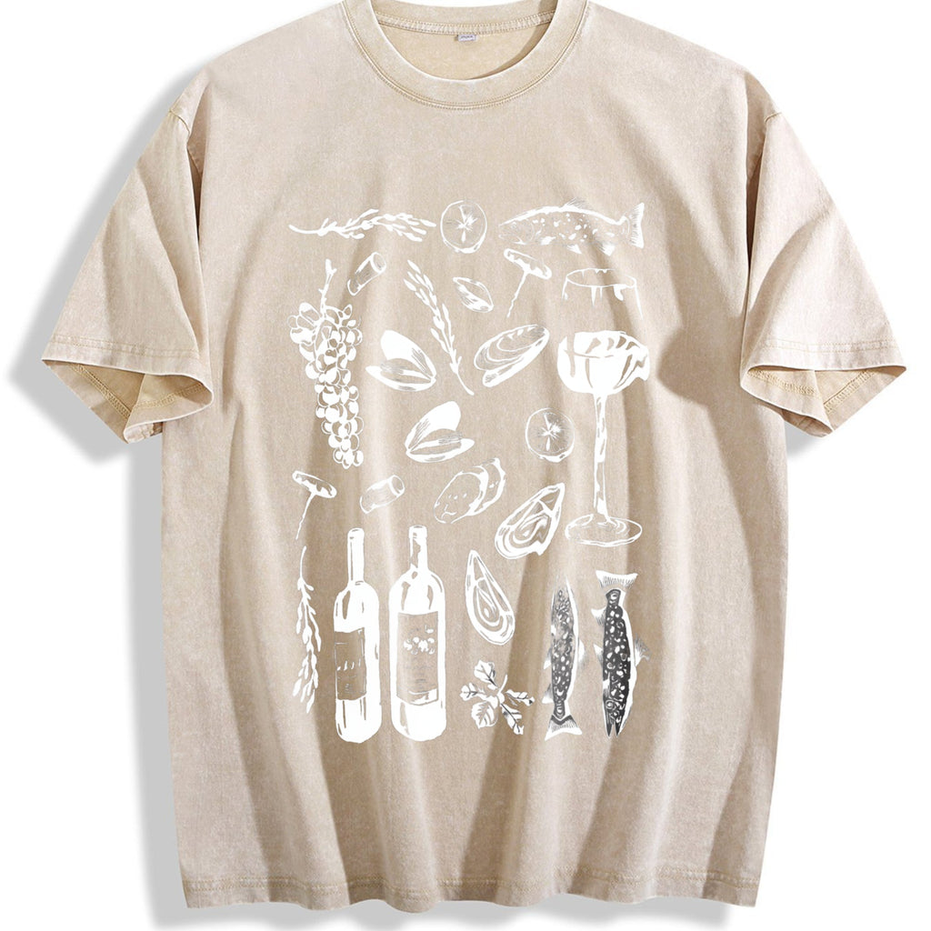 Italian Summer Girl Vintage Washed T-Shirt product image 1