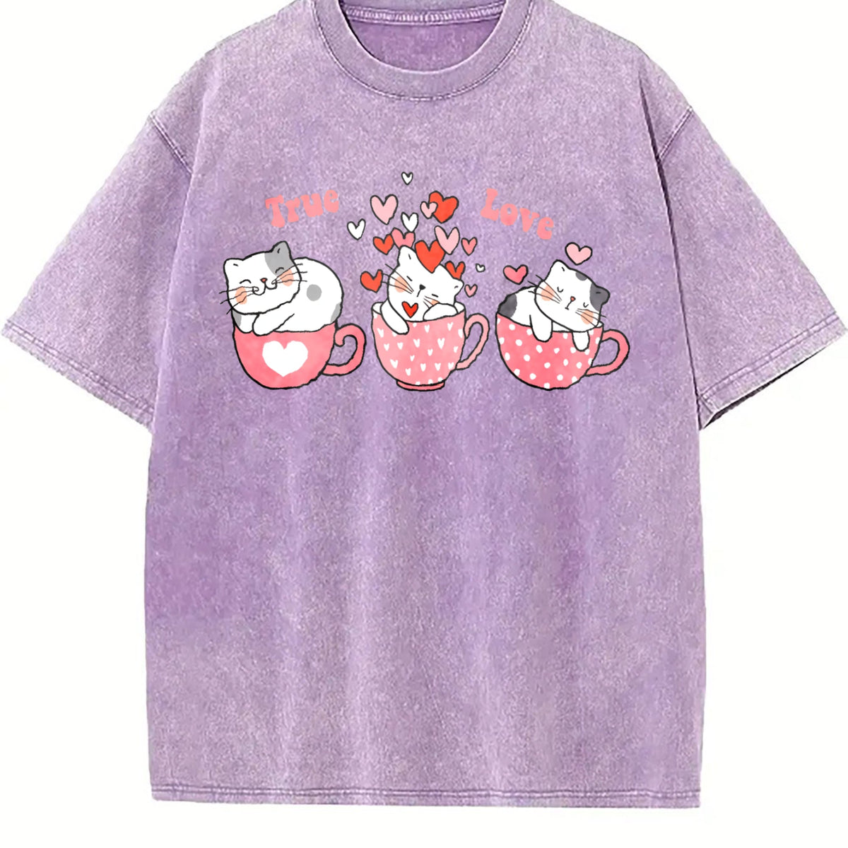 Cat Love True Vintage Washed T-Shirt product image 6