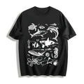 Sea Animal Tattoo Cotton T-Shirt product image 1