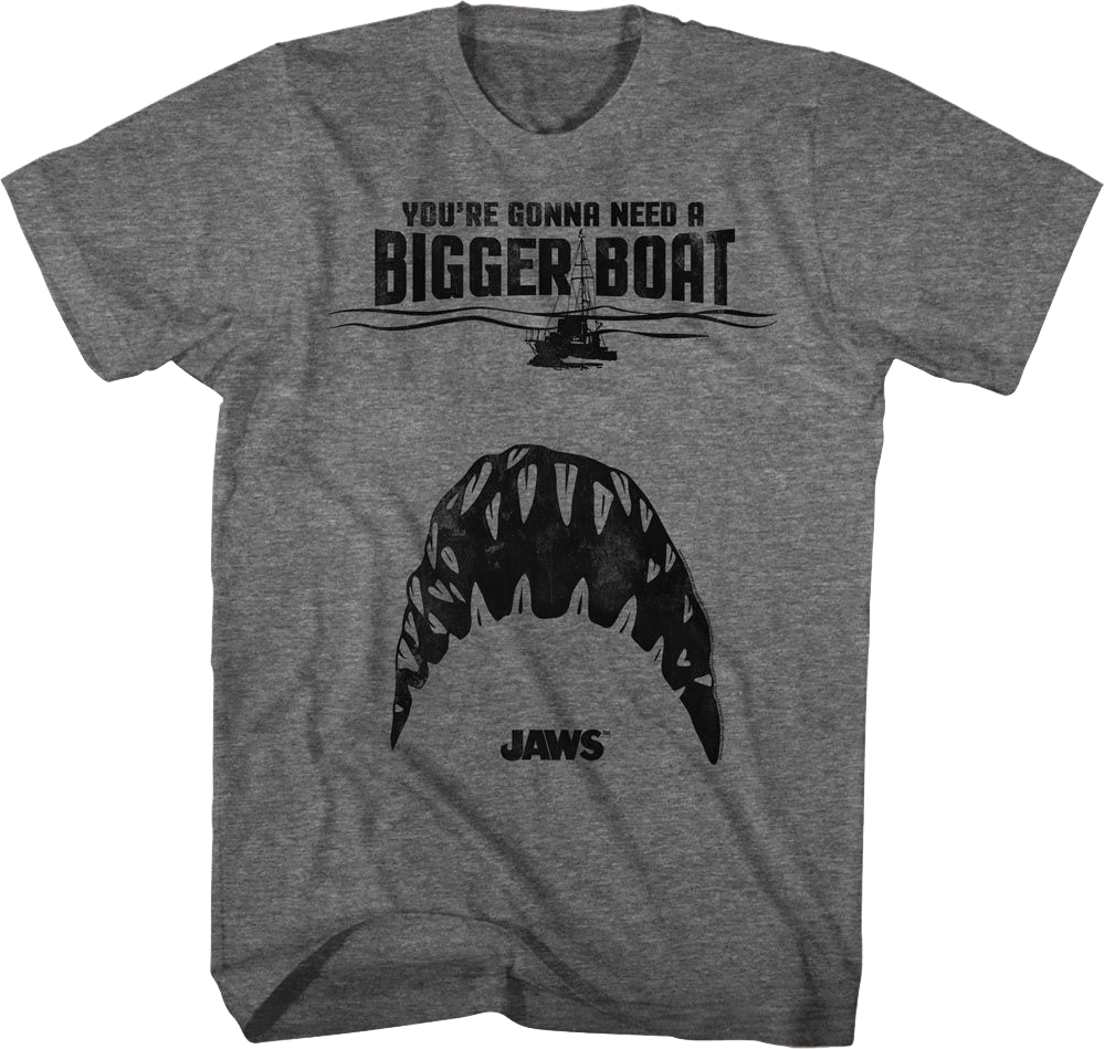 Bigger Boat Teeth Jaws T-Shirt product image 1