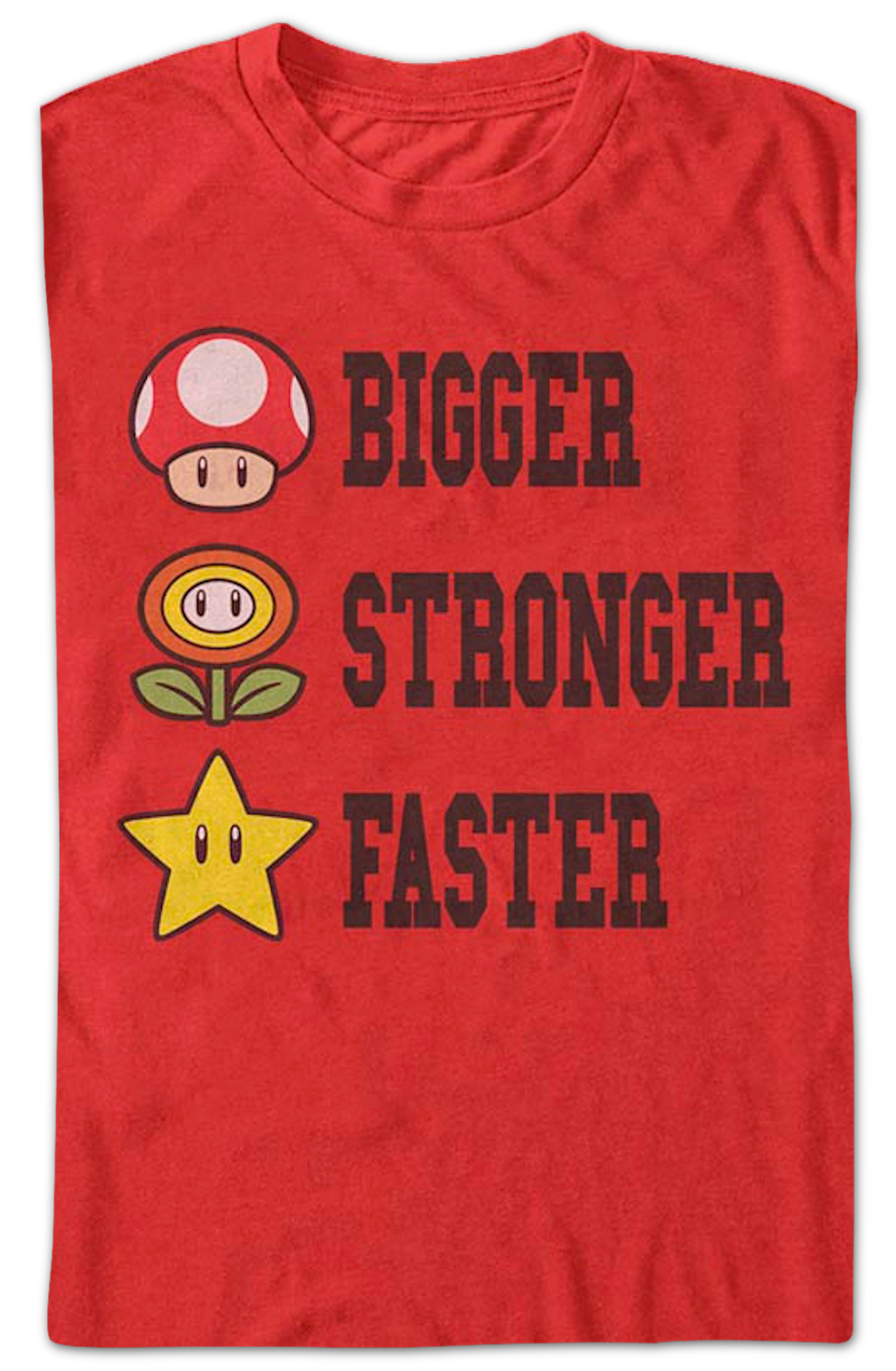 Bigger Stronger Faster Super Mario Bros. T-Shirt product image 2