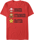 Bigger Stronger Faster Super Mario Bros. T-Shirt product image 1