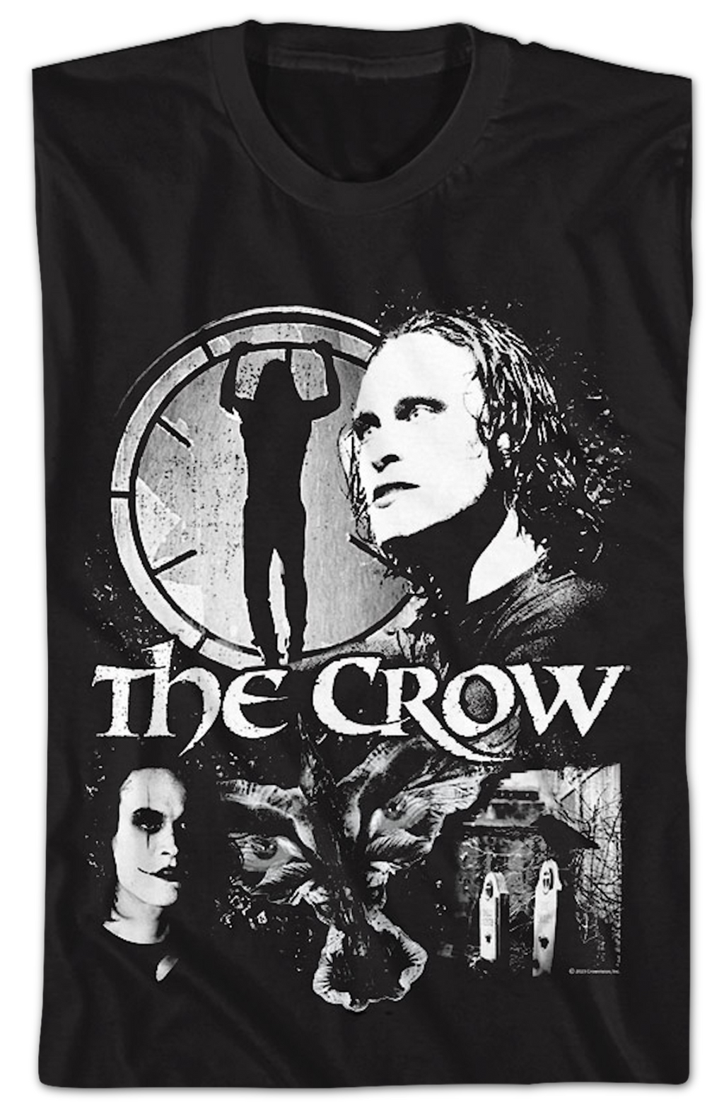 Black And White Collage The Crow T-Shirt product image 2