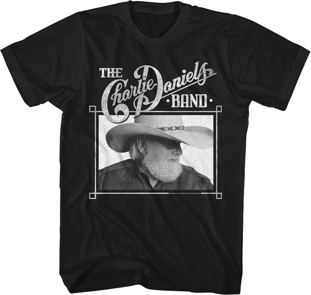 Black And White Photo Charlie Daniels Band T-Shirt product image 1
