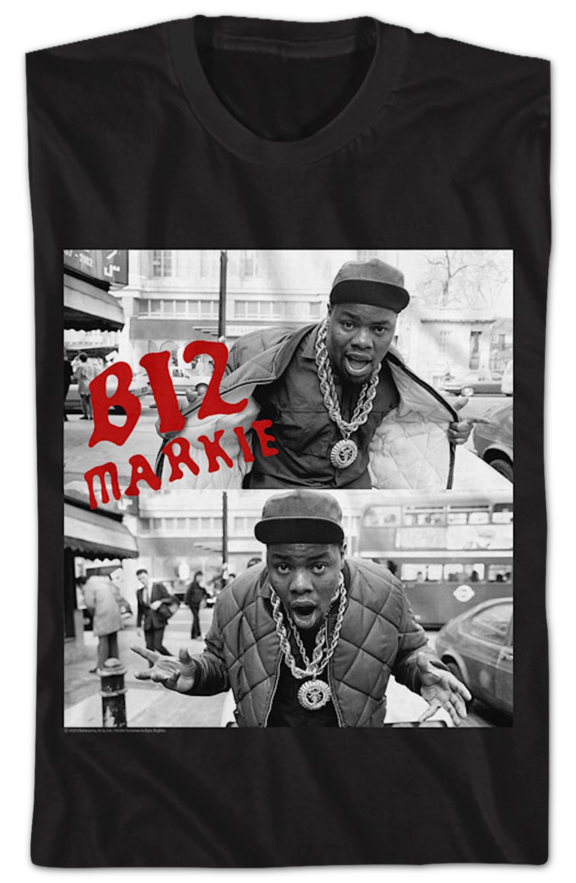 Black And White Street Photos Biz Markie T-Shirt product image 2
