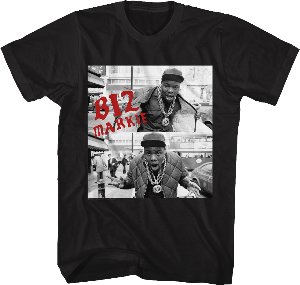 Black And White Street Photos Biz Markie T-Shirt product image 1