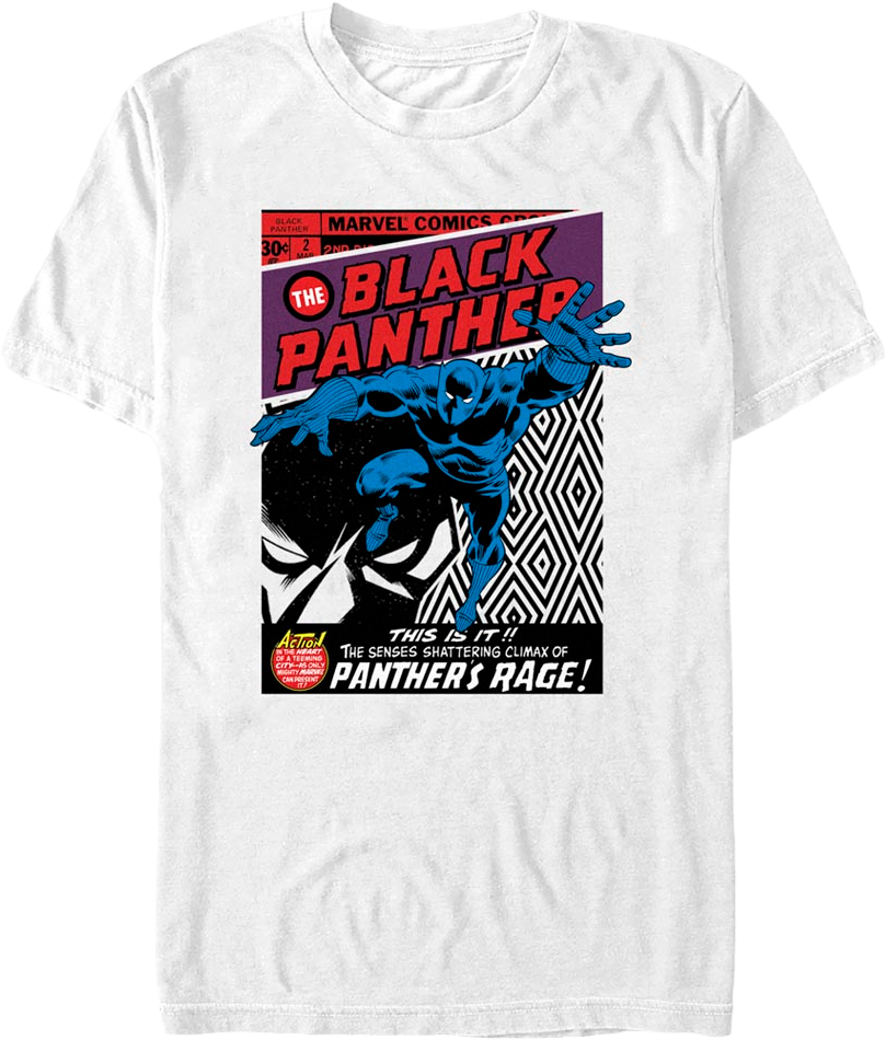 Black Panther Rage Marvel Comics T-Shirt product image 1