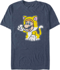 Blue Cat Mario Super Bros. T-Shirt product image 1