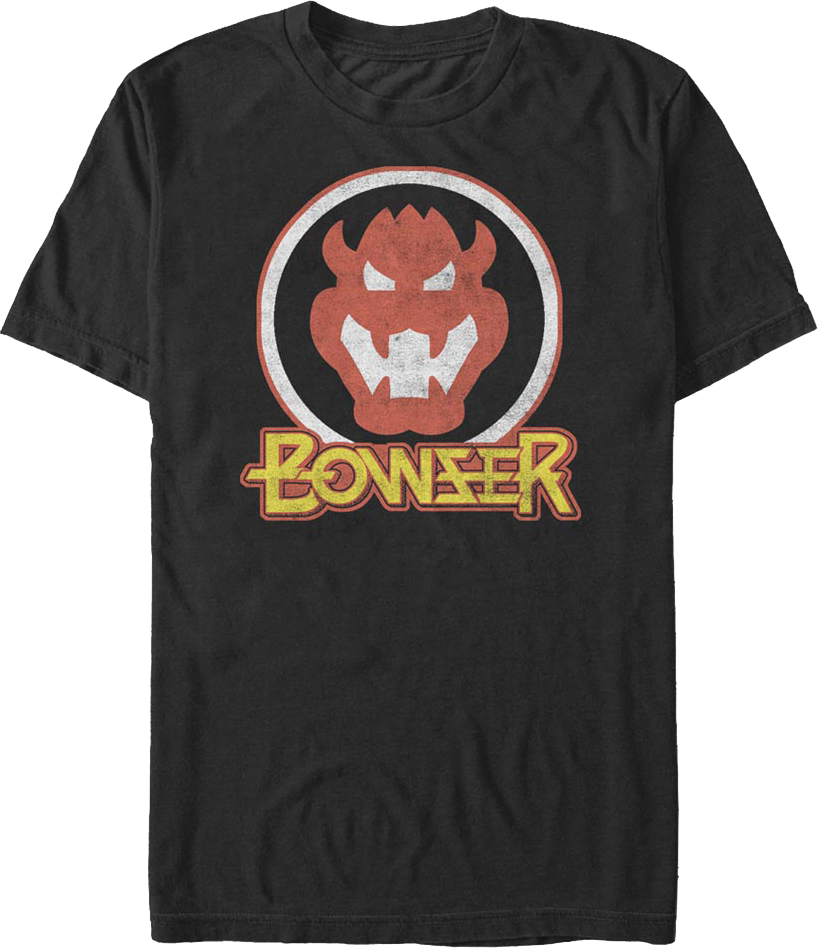 Bowser Logo Super Mario Bros. Nintendo T-Shirt product image 1