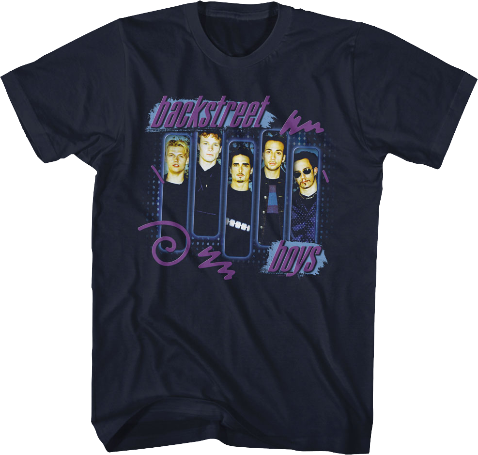 Boy Band Panels Backstreet Boys T-Shirt product image 1