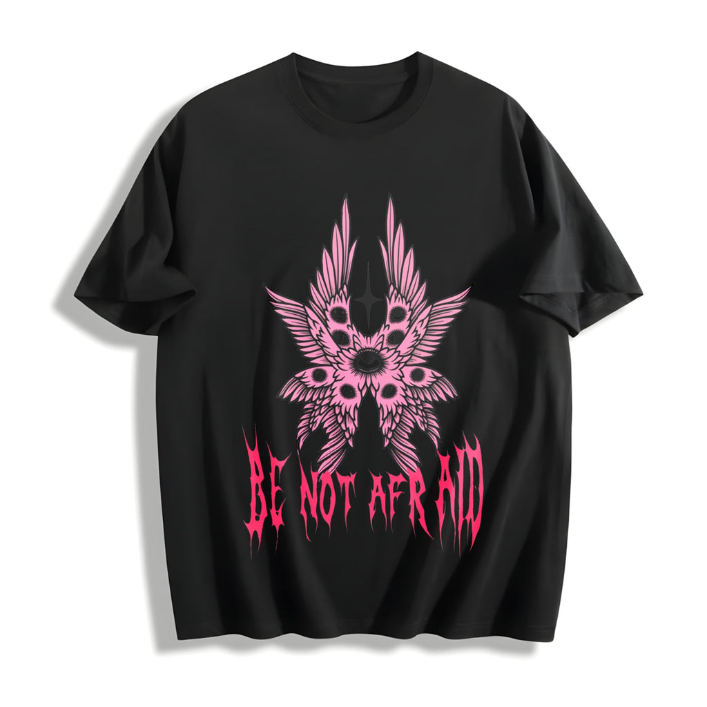 Be Not Afraid : Gothic Angelic - Pink Seraphim Wings Cotton product image 1