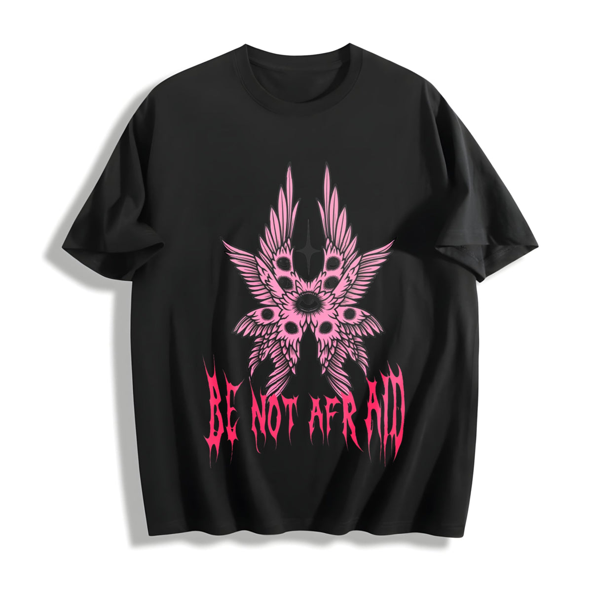 Be Not Afraid : Gothic Angelic - Pink Seraphim Wings Cotton product image 1