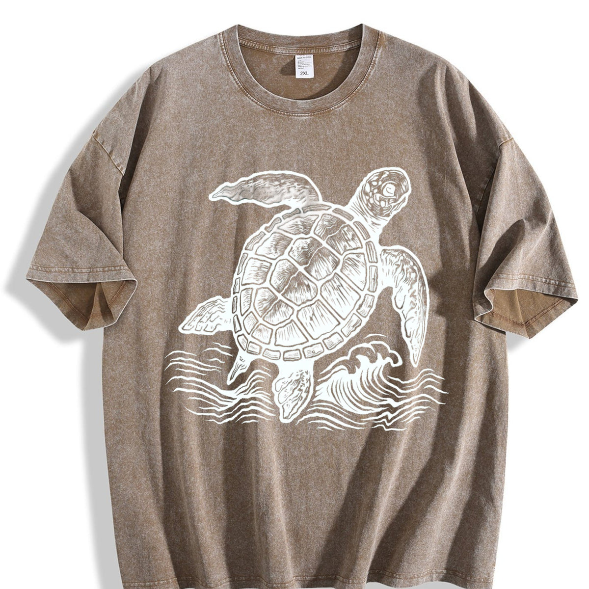 Turtle Ocean 90s Vintage Washed T-Shirt product image 3