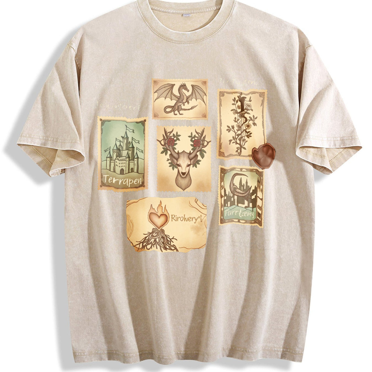 Thr0ne Of Glass Vintage Washed T-Shirt product image 1