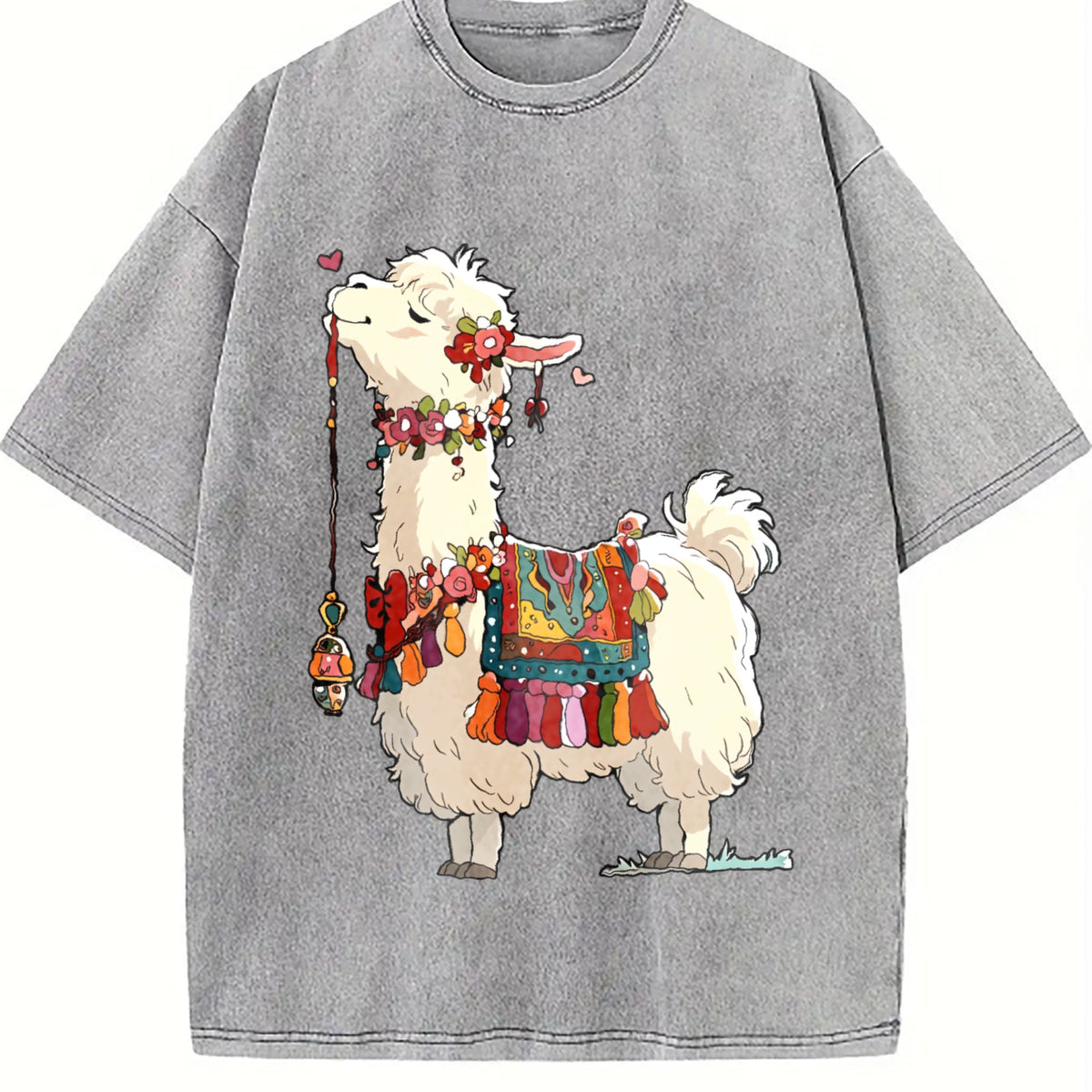 Animal Cartoon Summer Vintage Washed T-Shirt product image 5