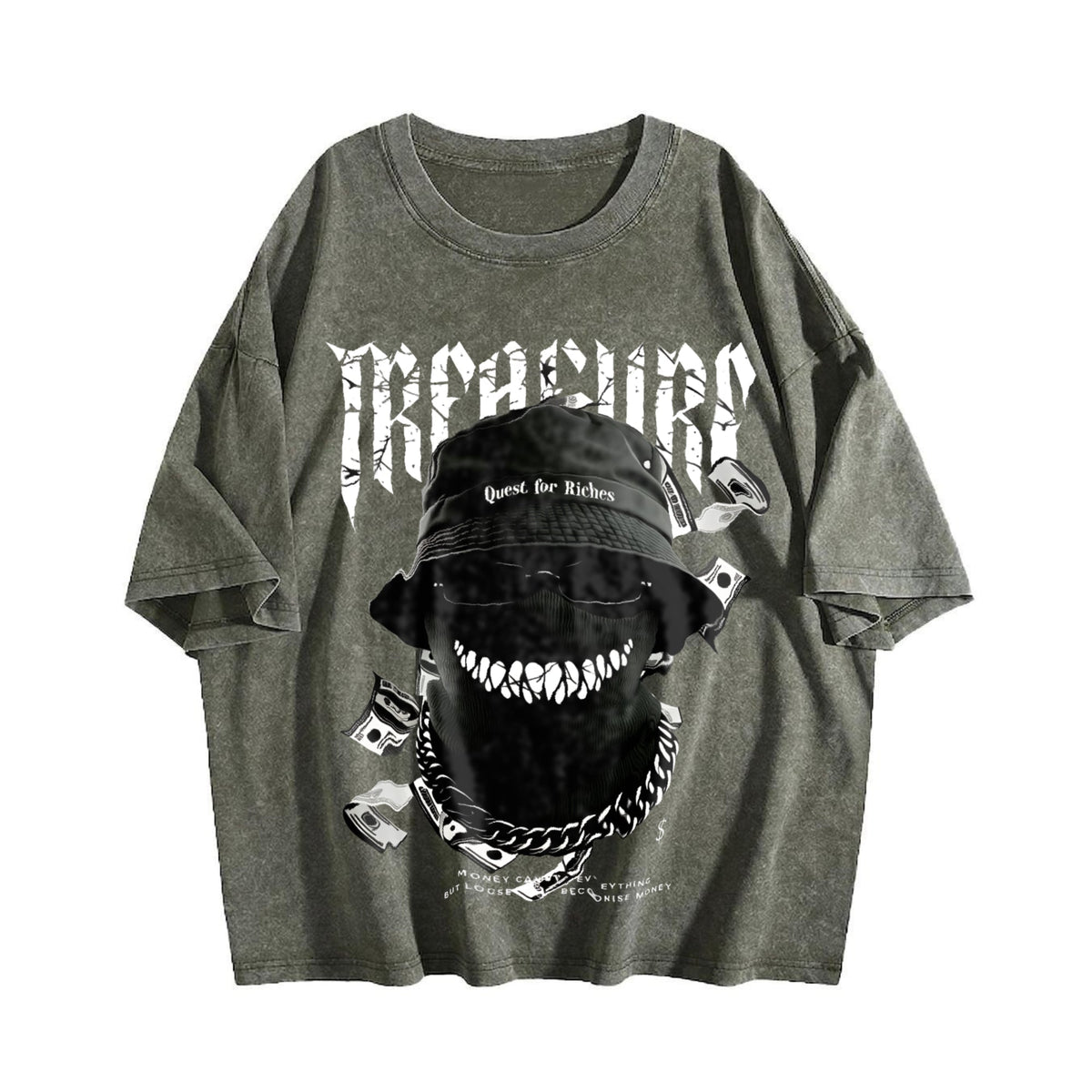 Short-sleeved Vintage Washed T-Shirt product image 4