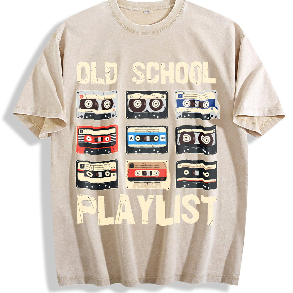Alphabets Vintage Washed T-Shirt product image 1