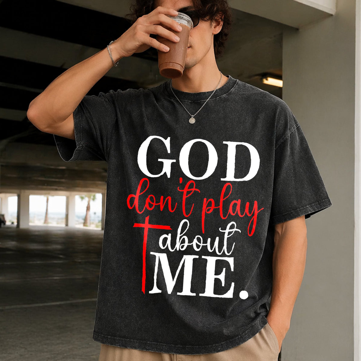 God Dont Play About Me Inspirational Faith Christ Vintage product image 2