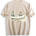 Fishing Frogs 90s Vintage Washed T-Shirt product image 1