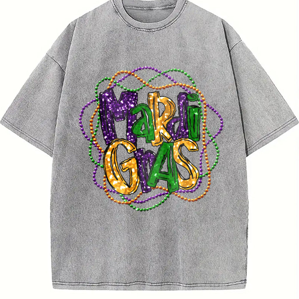 Mardi Gras Sporty Luokeren Approved Vintage Washed T-Shirt product image 5