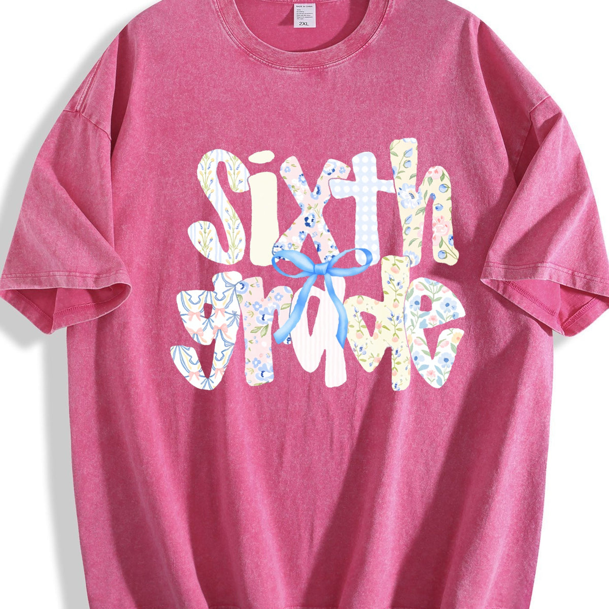 Sixth Grade Teacher Vintage Washed T-Shirt product image 5