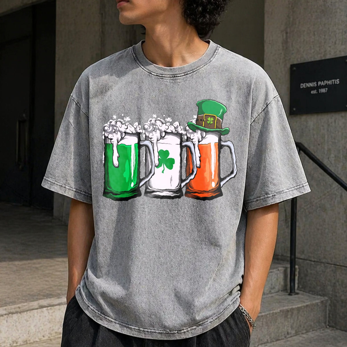 Irish Beer Ireland Flag St Patricks Day Leprechaun Vintage product image 5