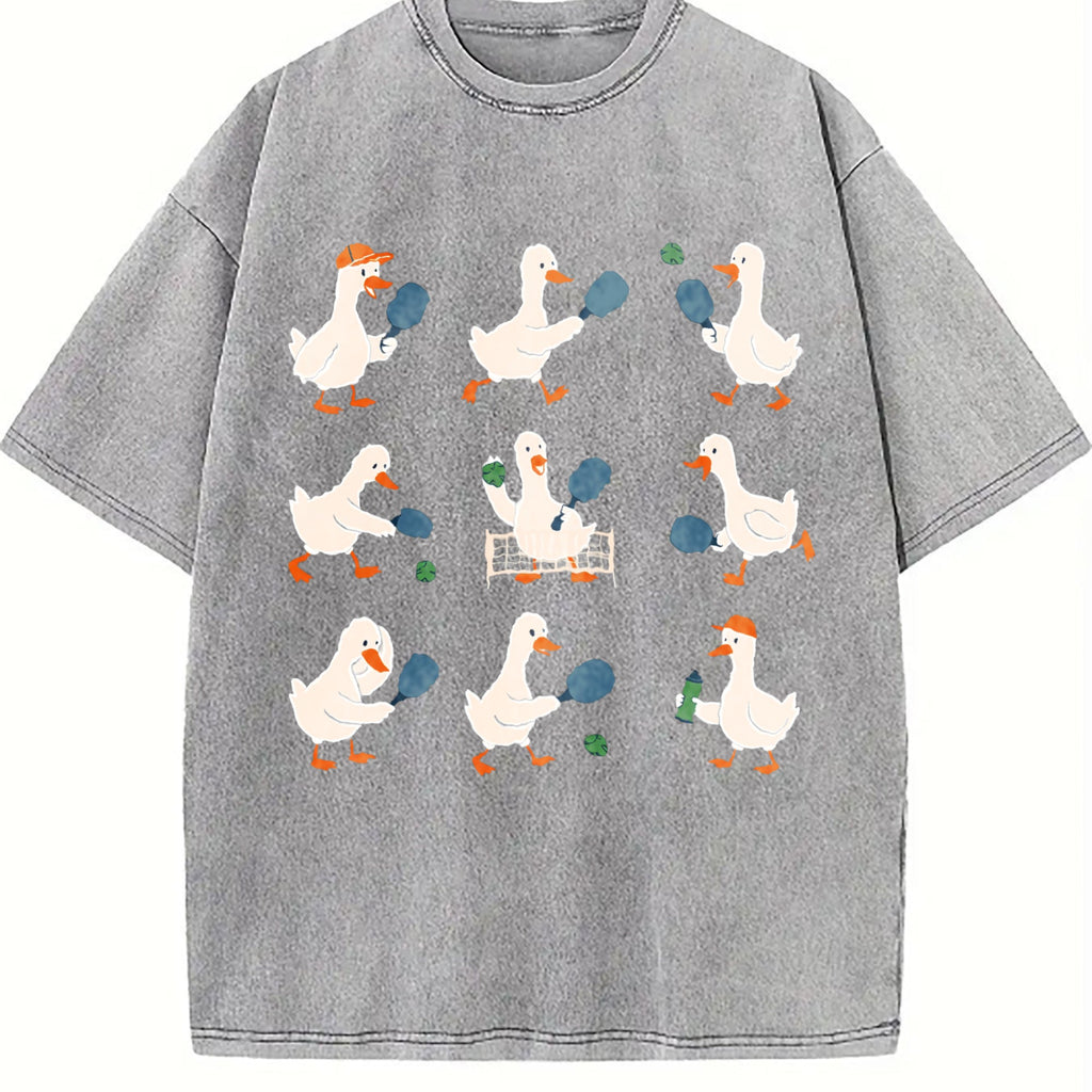 Funny Goose Pickleball Vintage Washed T-Shirt product image 4