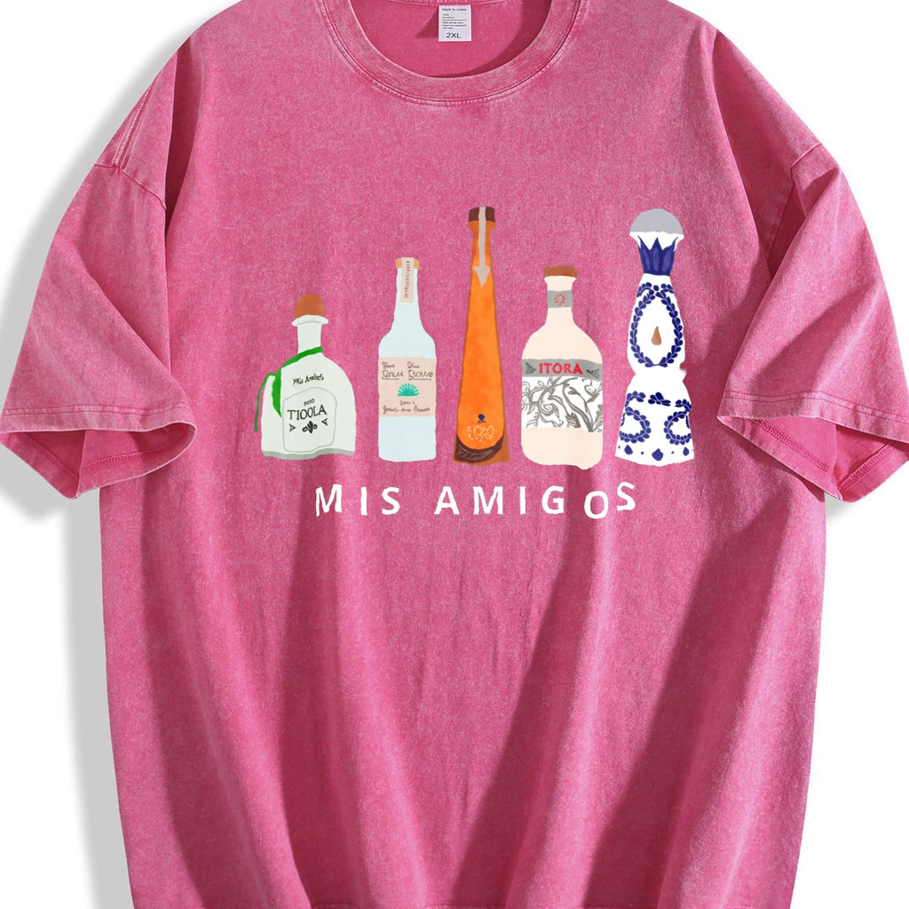 Mis Amigos Tequila Vintage Washed T-Shirt product image 7