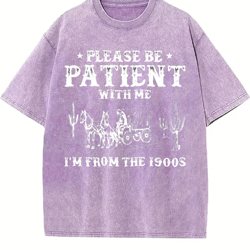 Please Be Patient I'm from the 1900s Vintage Washed T-Shirt product image 6
