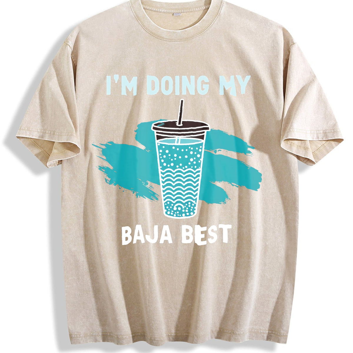 Baja Blast I'm Doing My Best Vintage Washed T-Shirt product image 1