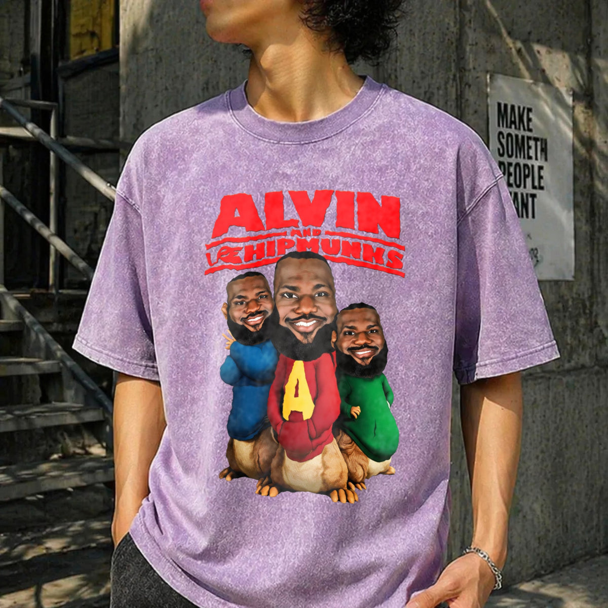 Lebron James Alvin And Chipmunks Bk-130 Vintage Washed product image 6