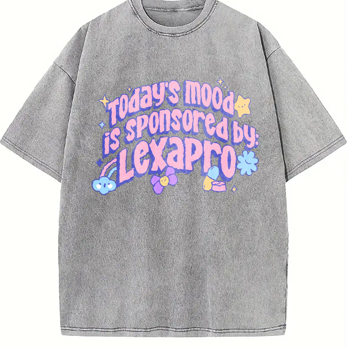 Today's Mood Is Sponsored By Lexapro Vintage Washed T-Shirt product image 4
