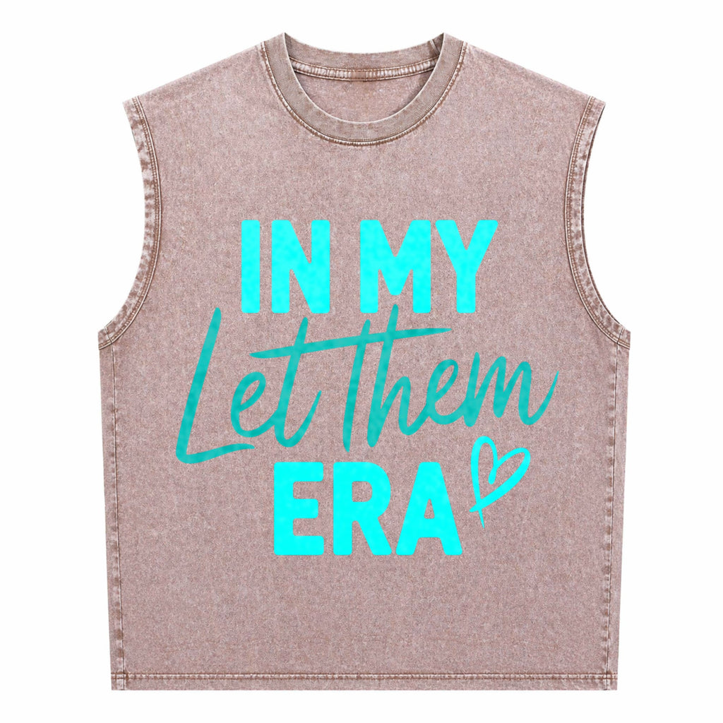 In My Let Them Era Men's Washed Tank Top
