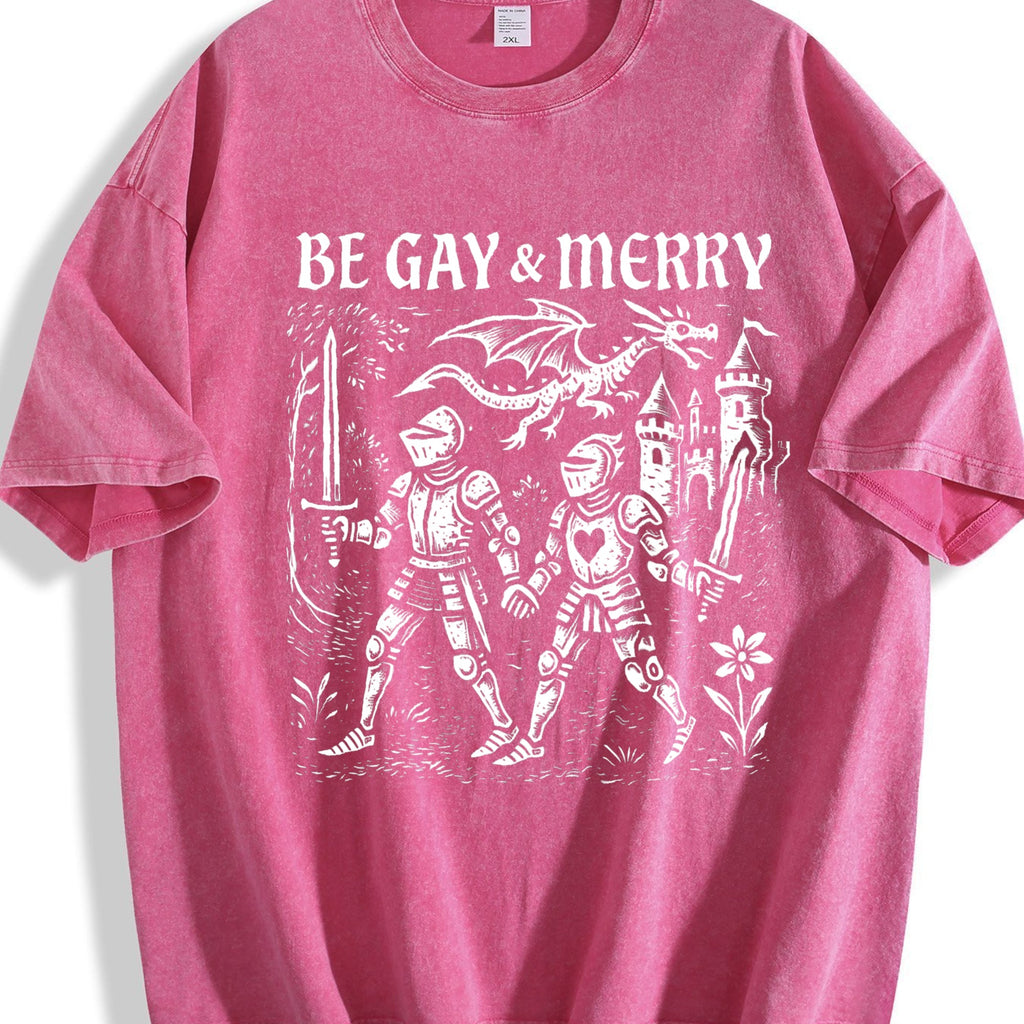 Be Gay & Merry Medieval Vintage Washed T-Shirt product image 7
