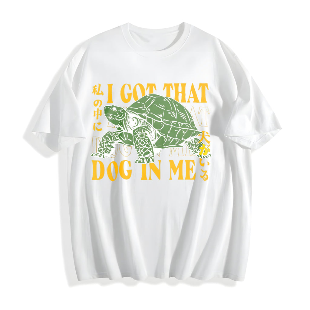 Turtle I Got That Dog In Me Cotton T-Shirt product image 2