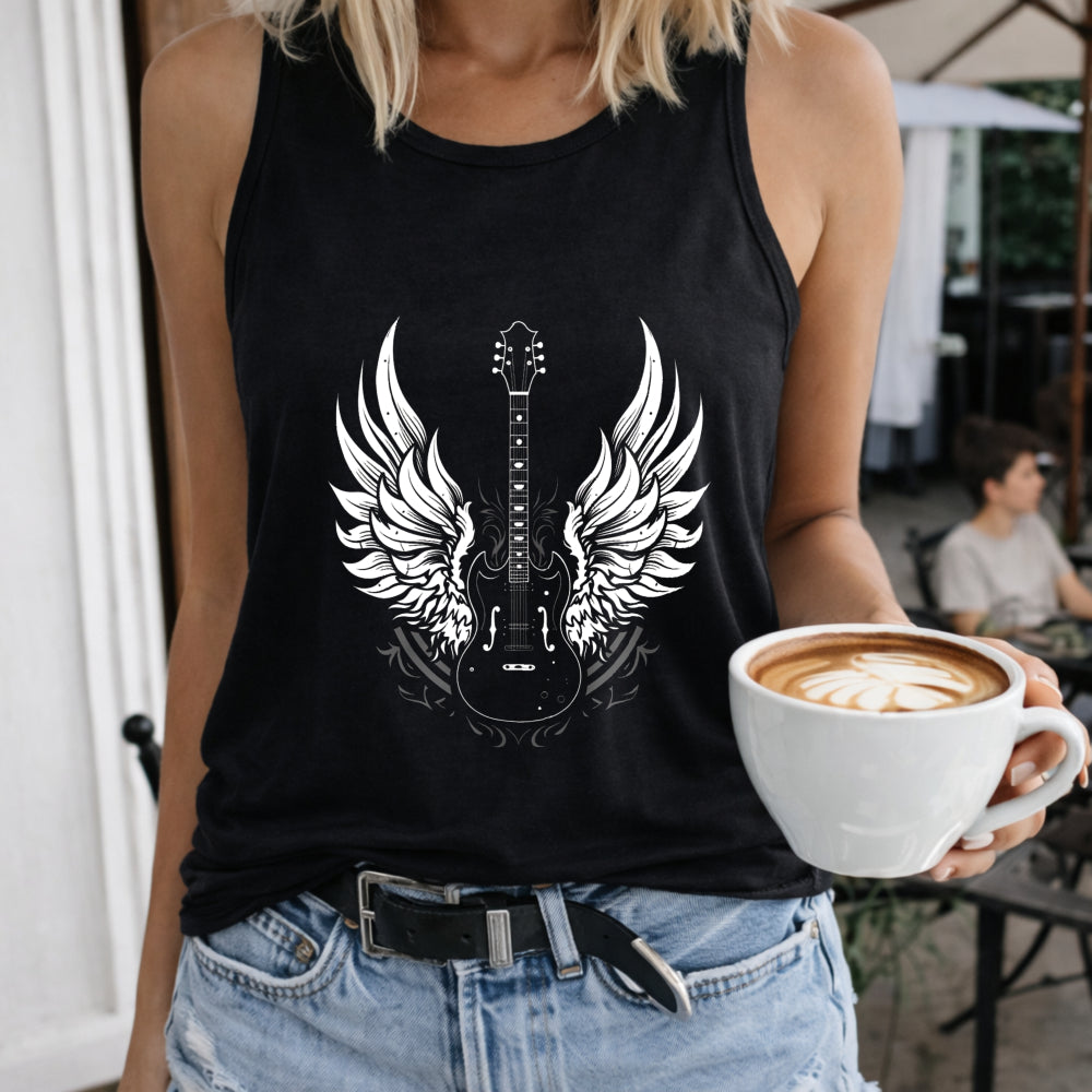 Guitar & Wing Women's Tank Top