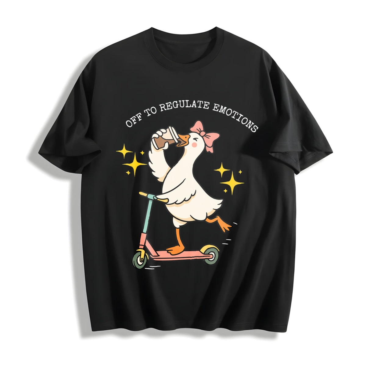 Off To Regulate Emotions Cotton T-Shirt product image 1