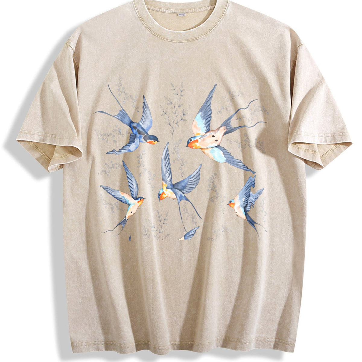 Birds 90s Vintage Washed T-Shirt product image 1