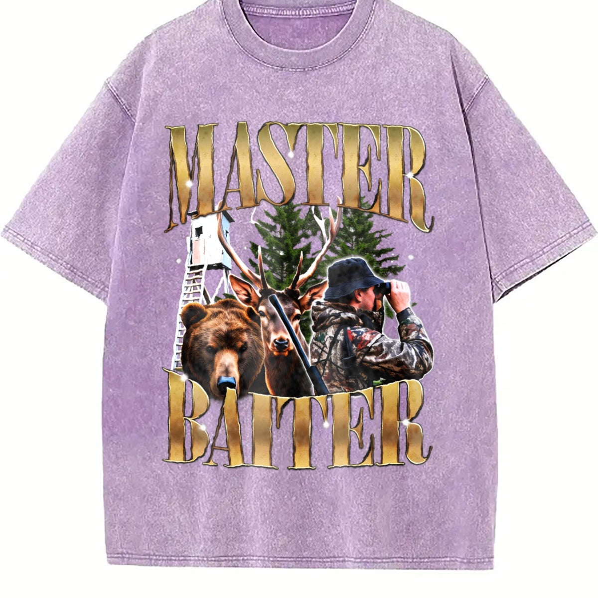 Master Baiter Hunter Vintage Washed T-Shirt product image 6