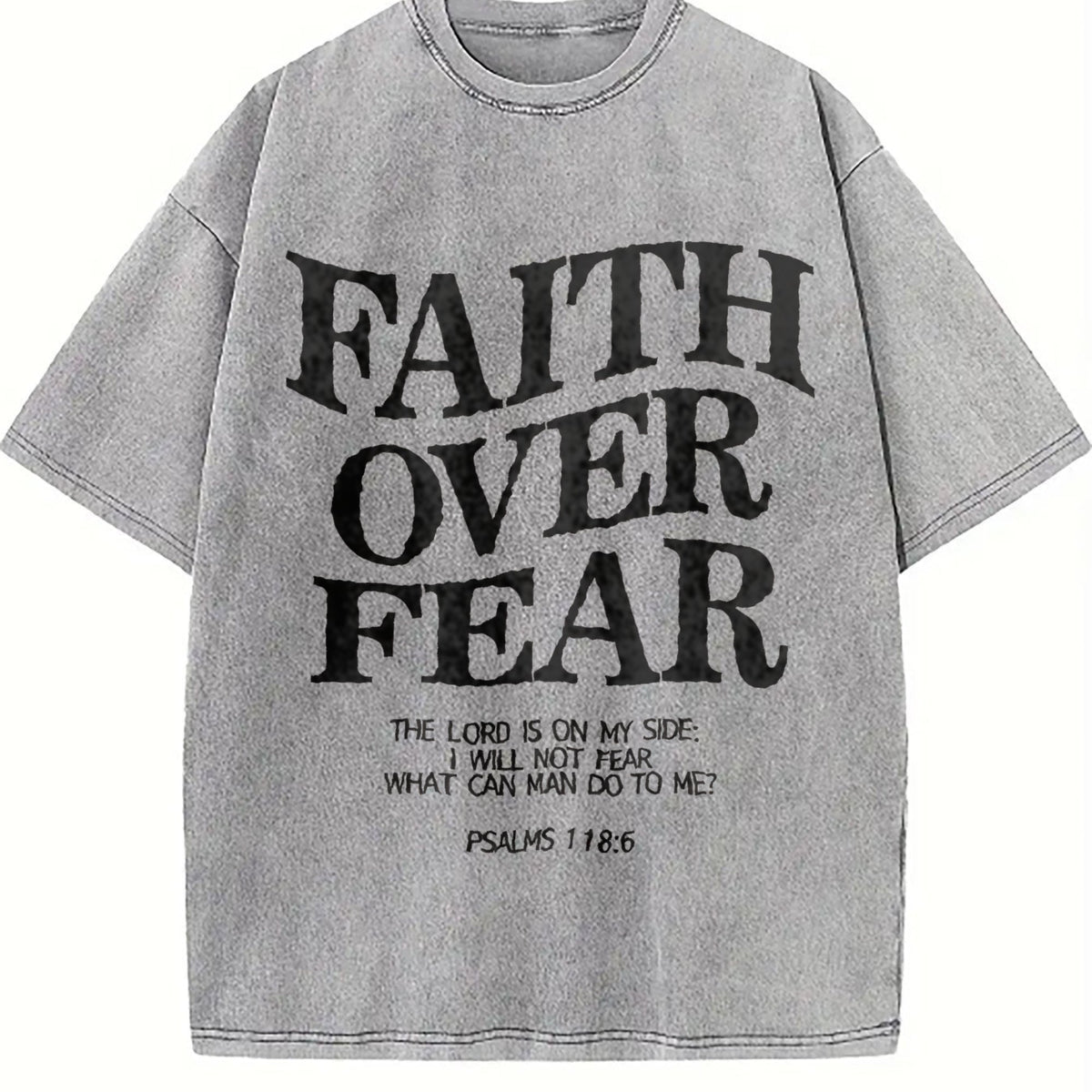 Faith Over Fear Inspirational Bible Verse Psalm 27:1 product image 4