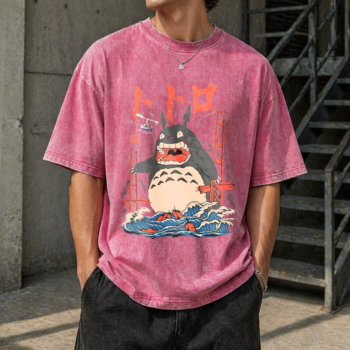 My Neighbor Totoro Vintage Washed T-Shirt product image 7